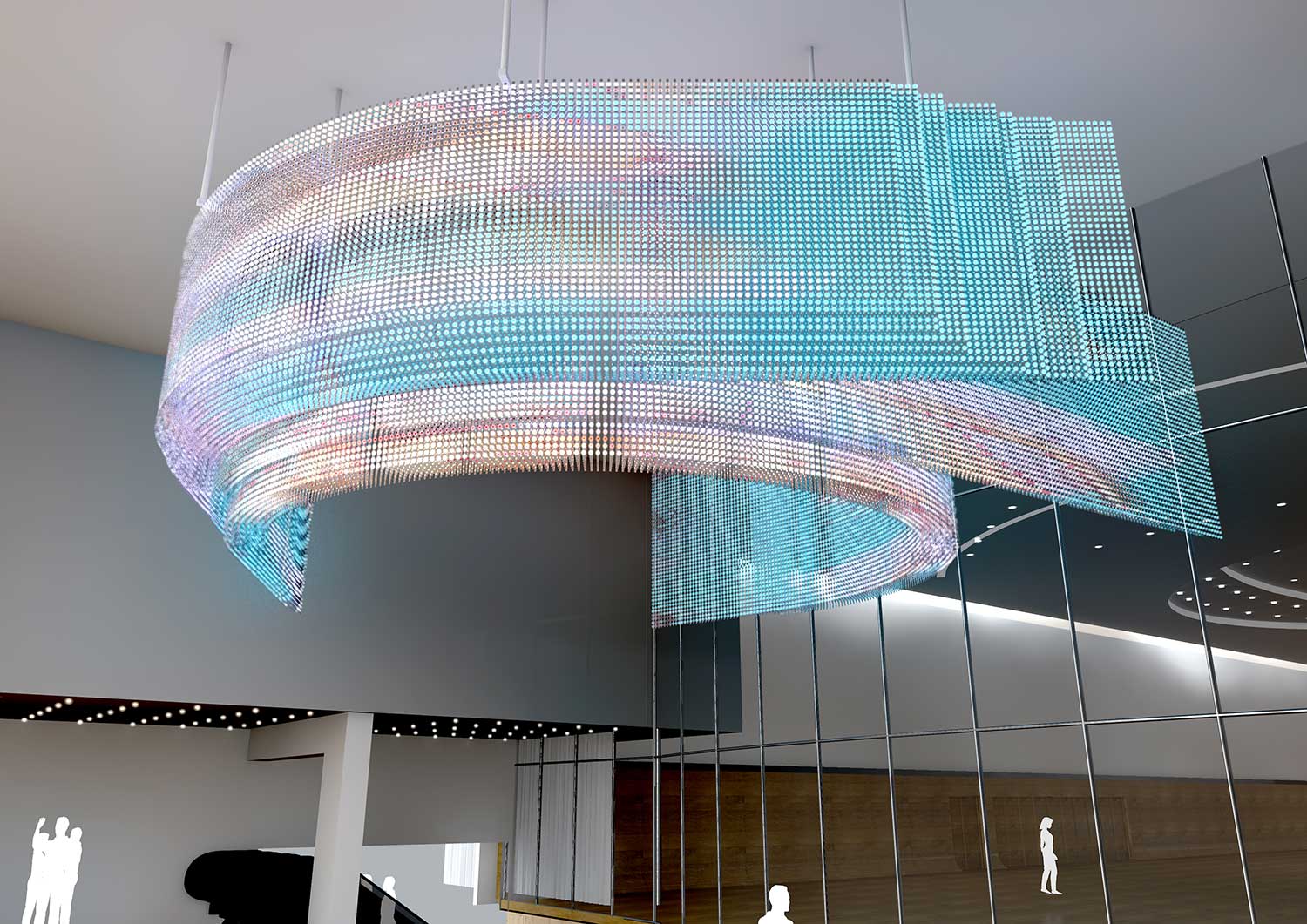 Anchor8- concept LED interactive artwork Jaarbeurs Utrecht